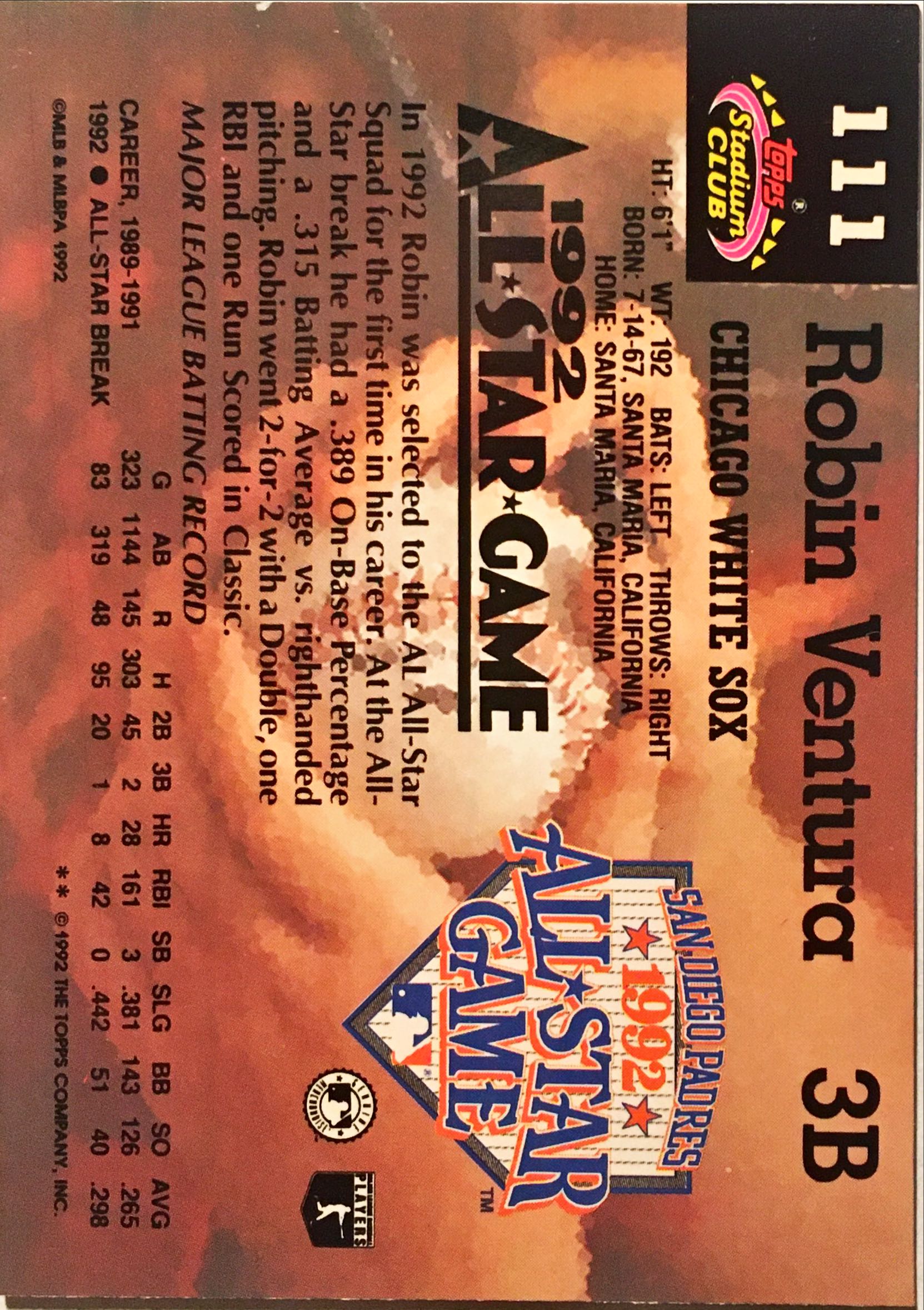 1992 Stadium Club Murphy 111 back image