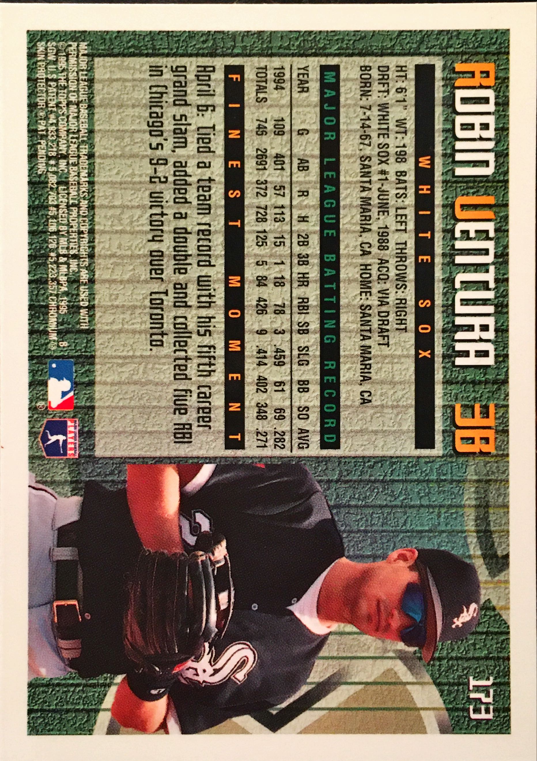 1995 Finest  173 back image