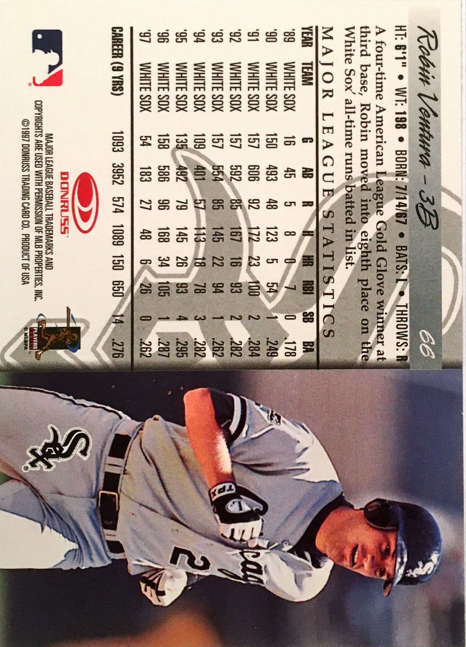 1998 Donruss  66 back image