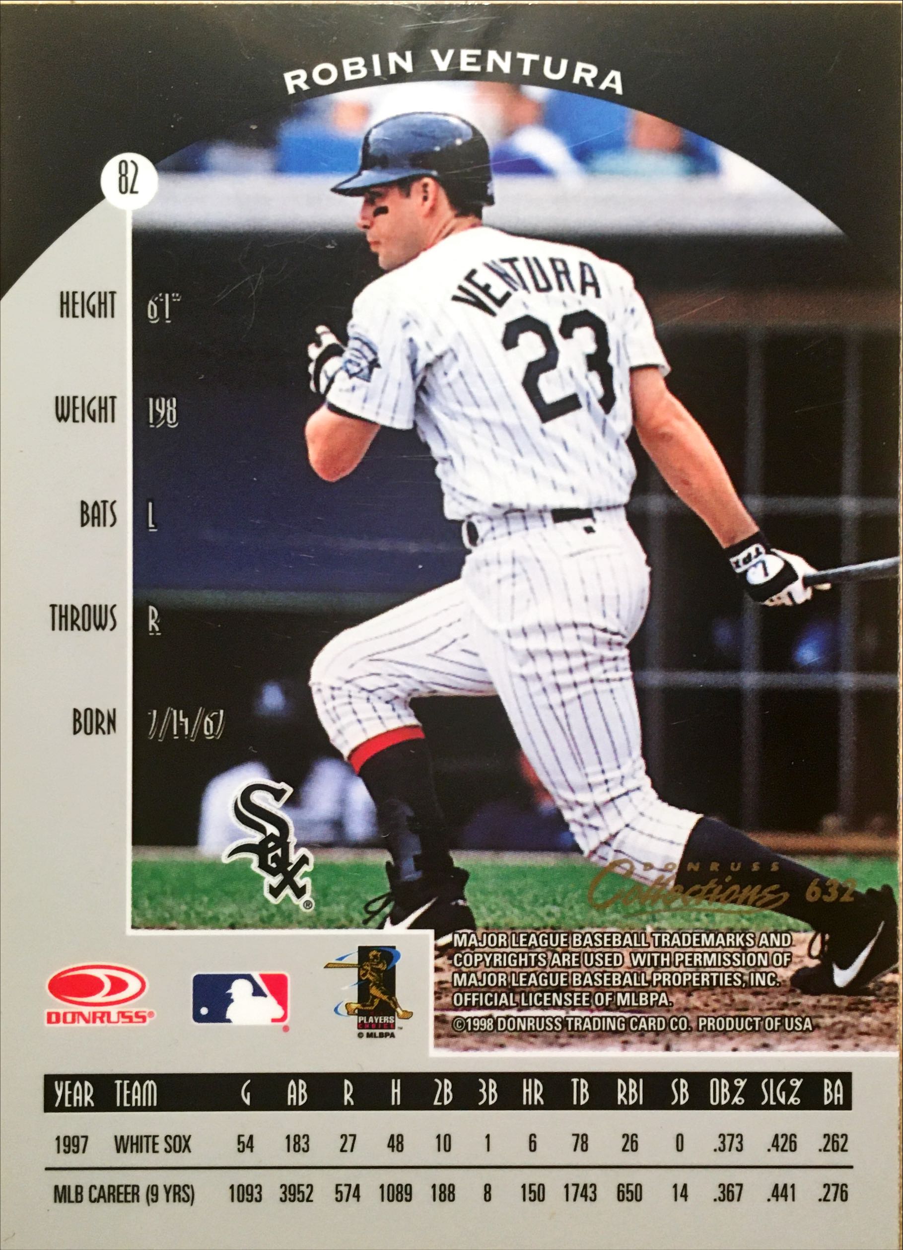 1998 Donruss Collections Preferred 632 back image