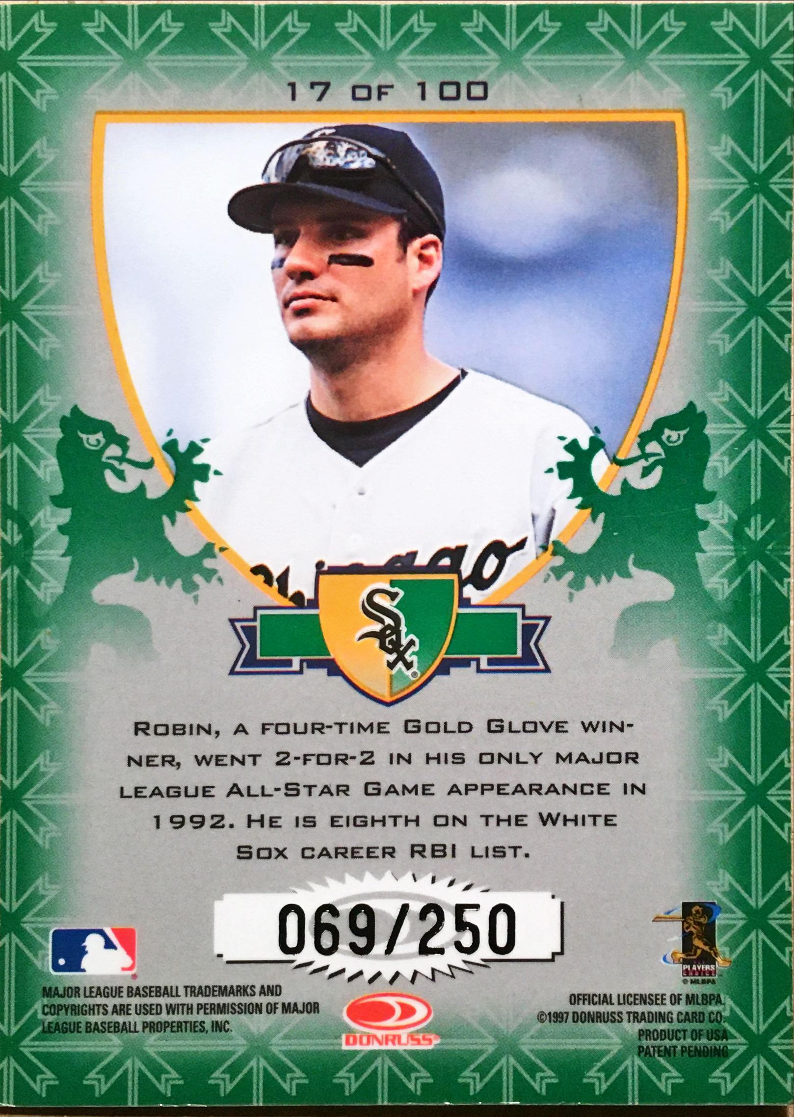 1998 Donruss Crusade Green 17 back image