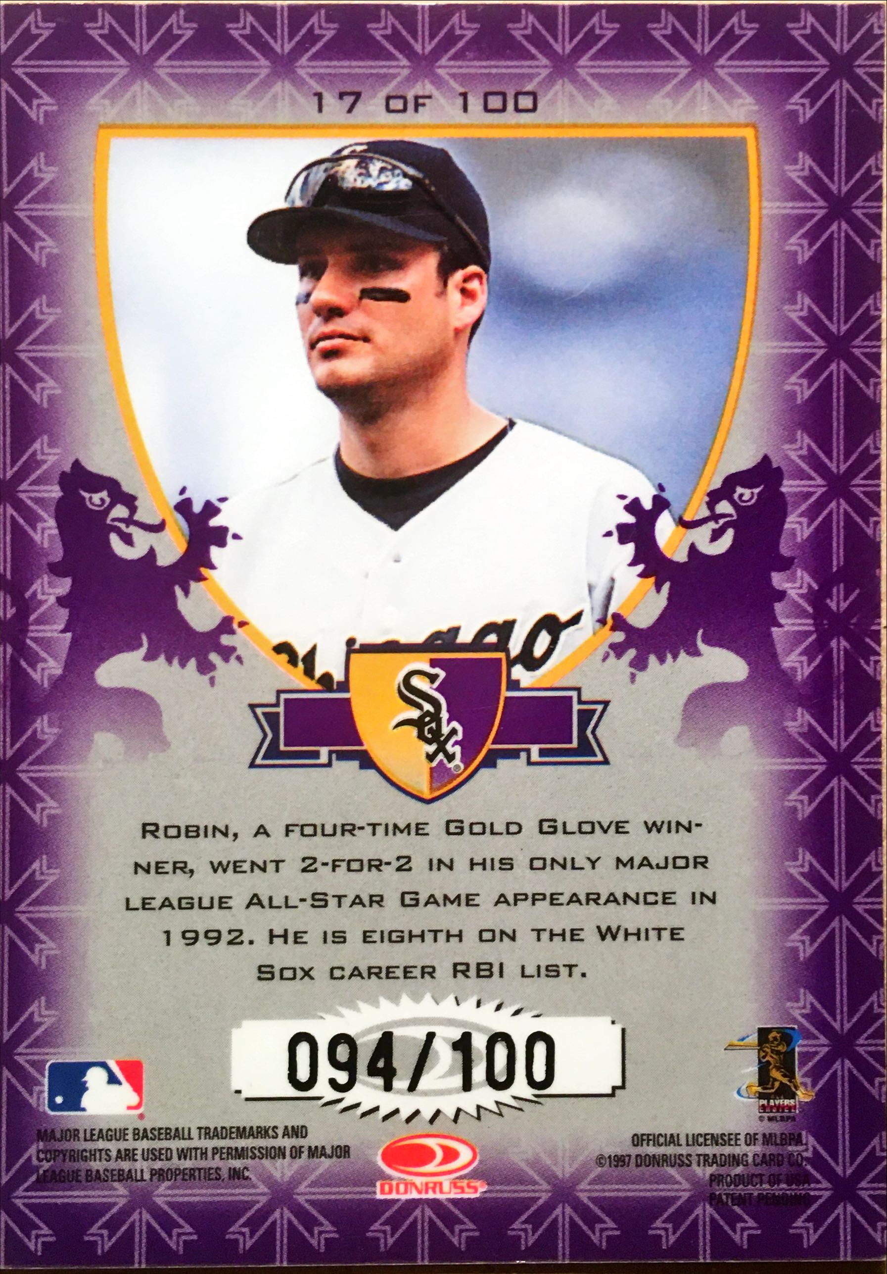 1998 Donruss Crusade Purple 17 back image